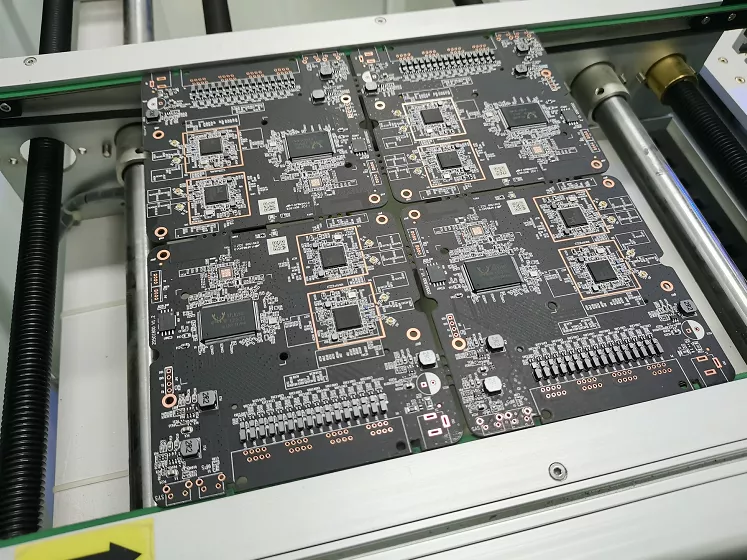 X-RAY設備檢測并測算PCBA線路板氣泡面積大小